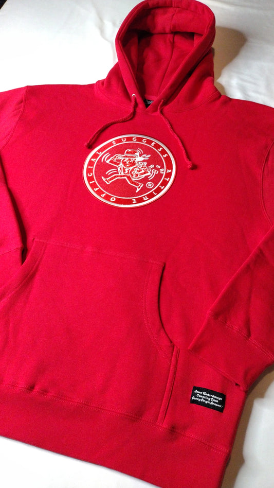 Heavy Weighted Hoodie | Red Fleece Hoodie | Officialsuccessattire