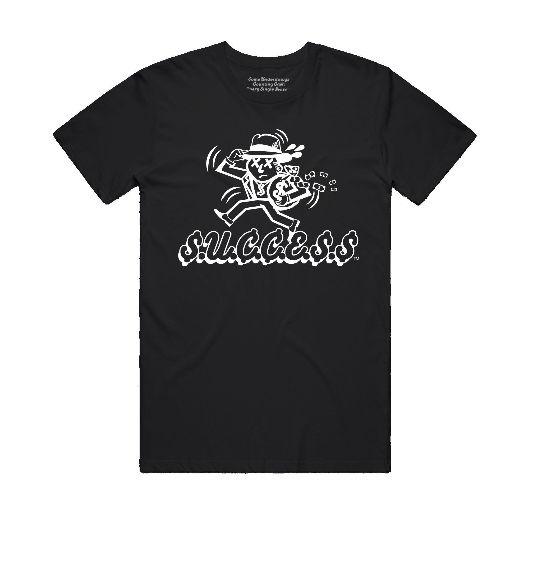 $.U.₵.₵.Ɛ.$.$-T Shirt- White/Red Logo