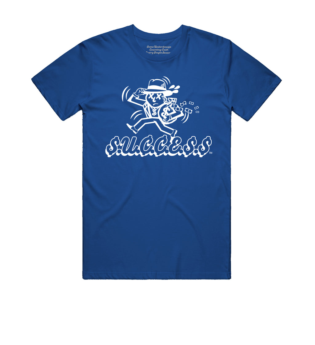 $.U.₵.₵.Ɛ.$.$-T Shirt- White/Red Logo