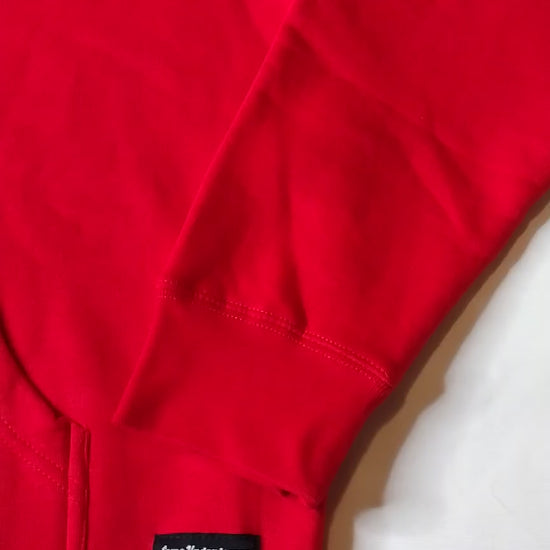 Heavy Weighted Hoodie | Red Fleece Hoodie | Officialsuccessattire