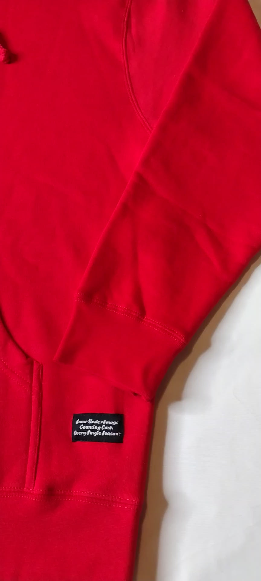 Heavy Weighted Hoodie | Red Fleece Hoodie | Officialsuccessattire