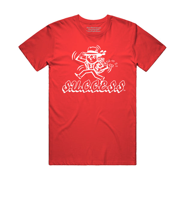 Red Graphic T-Shirt | Text Print T-Shirt | Officialsuccessattire