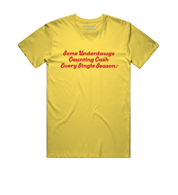 Yellow Graphic T-Shirt | Yellow Cotton T-Shirt | Officialsuccessattire