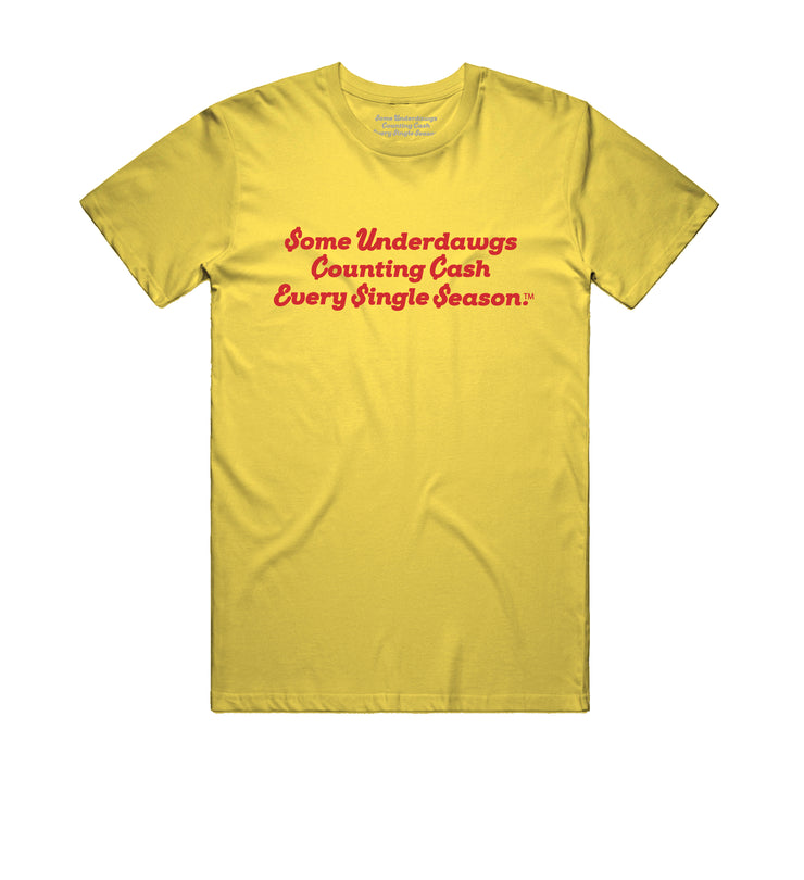 Yellow Graphic T-Shirt | Yellow Cotton T-Shirt | Officialsuccessattire